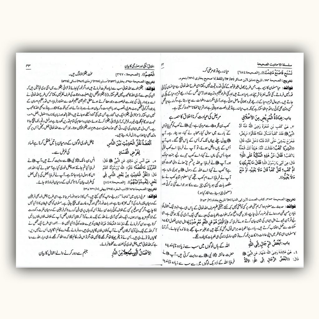 Silsila Ahadees Sahiha – سلسلة الأحاديث الصحيحة از شیخ البانیؒ | Maktaba Quddusia