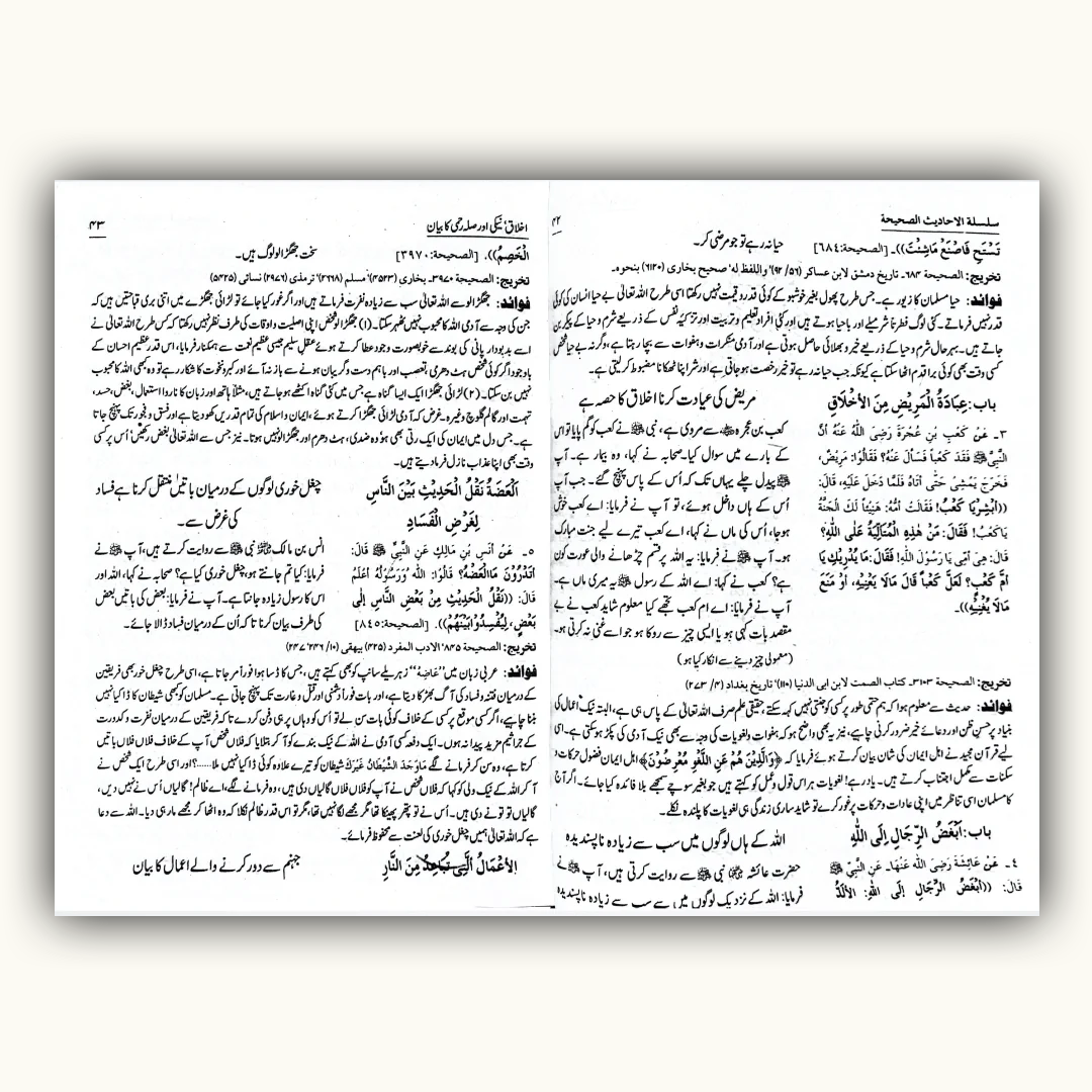 Silsila Ahadees Sahiha – سلسلة الأحاديث الصحيحة از شیخ البانیؒ | Maktaba Quddusia